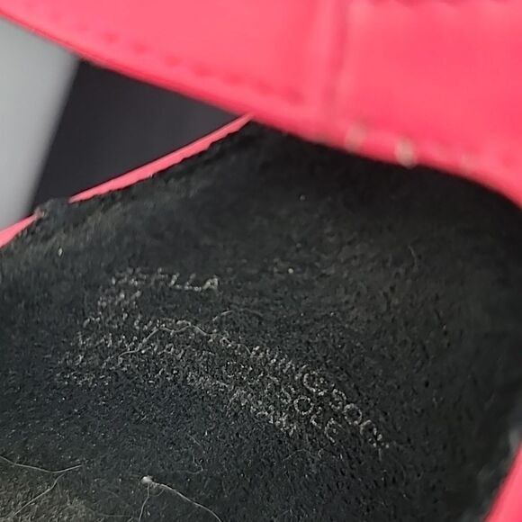 Madden Girl Women's Beella Bright Neon Pink Patent Leather Block Heel Sandal 9 - Picture 13 of 15